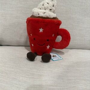 Jellycat Red Amuseable Hot Chocolate Plush Toy BNWT